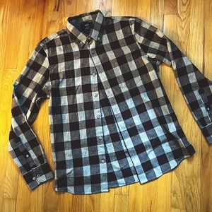 1901 flannel Blue and Black Buffalo Plaid